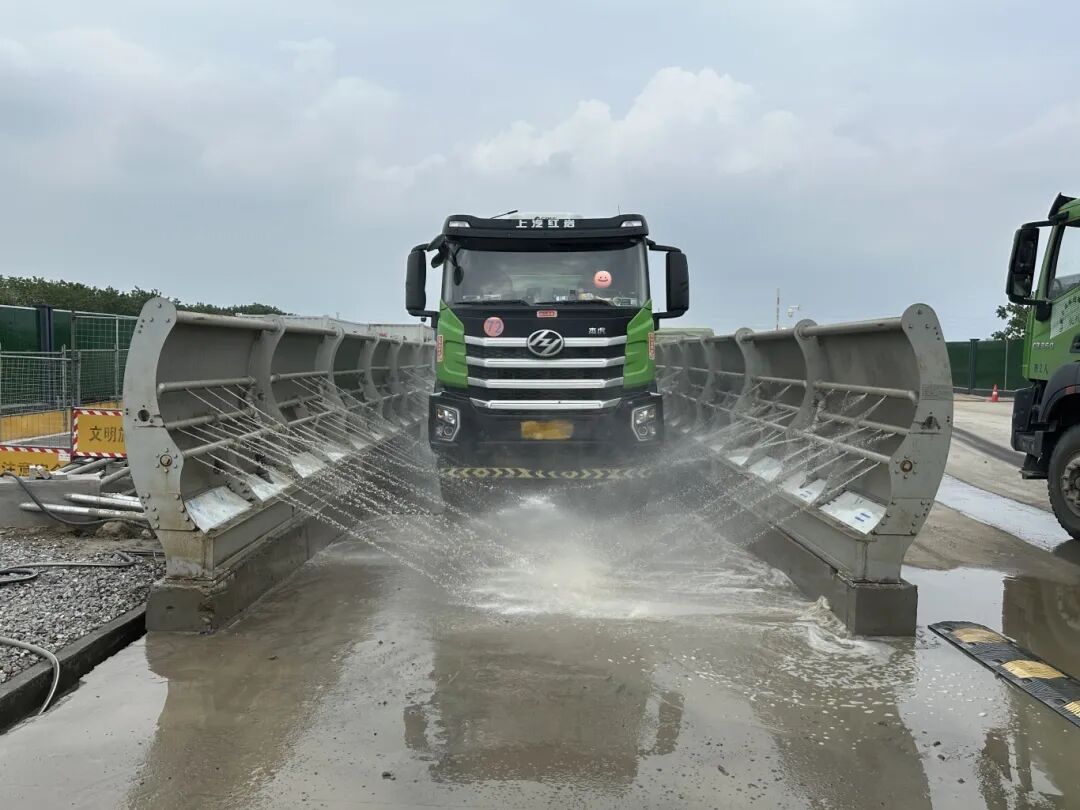 杭州市建筑垃圾消纳场地项目引入全自动化冲洗系统