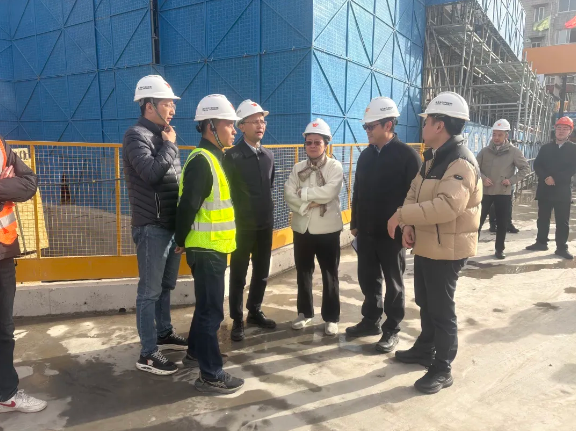 上海市绿化市容局副局长张立新开展建筑垃圾全过程调研